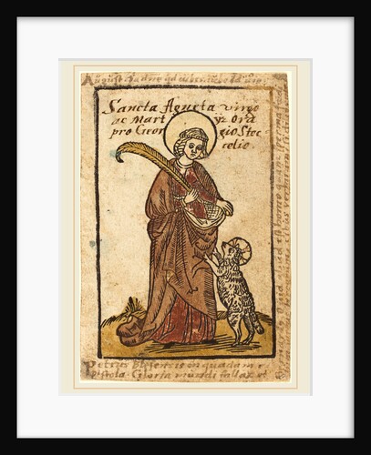 Saint Agnes, c. 1490 by Anonymous
