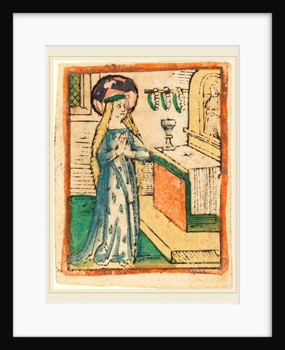The Virgin in a Robe Embroidered with Ears of Corn by Anonymous