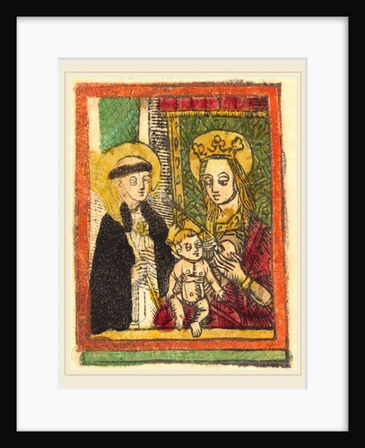 Saint Bernard with the Madonna and Child by Anonymous