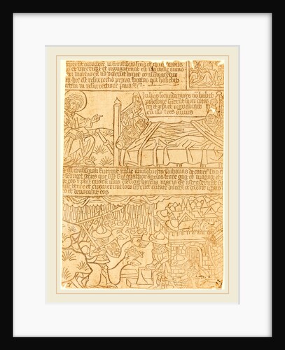 Apocalypse of John, Leaf 42, c. 1465 by Anonymous