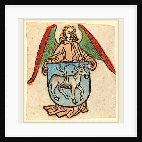 Bookplate of Hilprand Brandenburg of Bibrach, c. 1475 by Anonymous