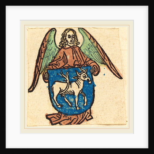Bookplate of Hilprand Brandenburg of Bibrach, in or after 1500 by Anonymous