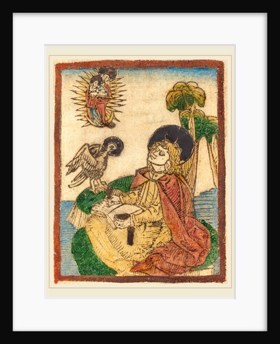 Saint John on the Island of Patmos by Anonymous