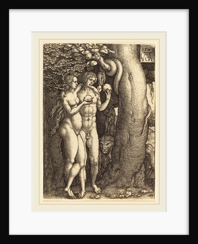 The Temptation by the Snake, 1540 by Heinrich Aldegrever