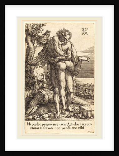 Hercules Fighting the Rivergod Achelus, 1550, by Heinrich Aldegrever