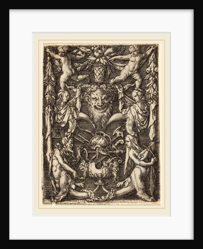 Ornament with Mask, 1550 by Heinrich Aldegrever