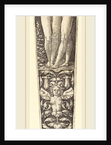 Ornament with Naked Couple, 1532, by Heinrich Aldegrever