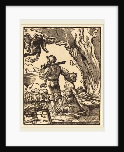 Abraham's Sacrifice, in or after 1520 by Albrecht Altdorfer