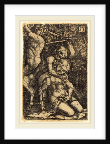 Two Satyrs Fighting about a Nymph by Albrecht Altdorfer