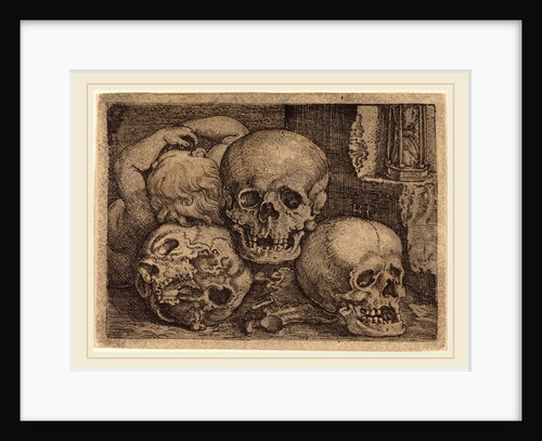 Child with Three Skulls, 1529 by Barthel Beham