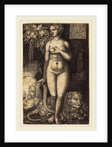 Eve Standing, 1523 by Sebald Beham