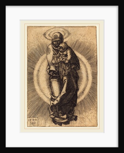 Madonna on the Half Moon, 1520 by Sebald Beham