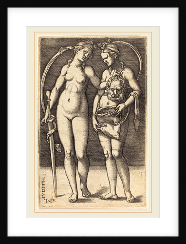 Judith and Her Servant Standing by Sebald Beham