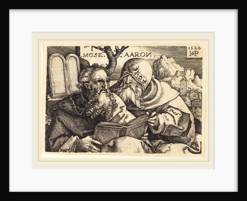 Moses and Aaron, 1526 by Sebald Beham