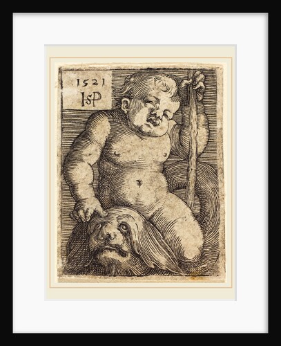 Genius on a Dolphin, 1521 by Sebald Beham