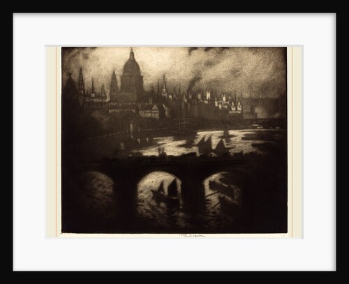 Wren's City by Joseph Pennell