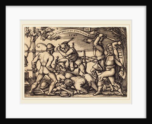 The Peasant Fight, 1547 by Sebald Beham