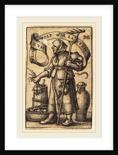 The Market Woman by Sebald Beham
