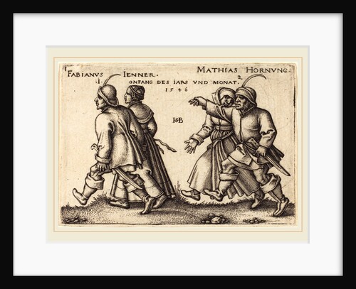 January and February, 1546 by Sebald Beham
