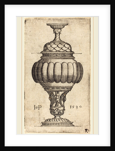 Double Goblet with Oval Decorations, 1530 by Sebald Beham