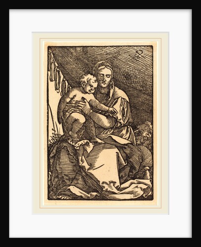 Madonna and Child under a Canopy by Sebald Beham
