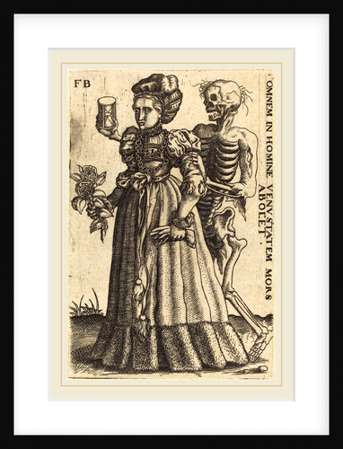 Woman and Death by Franz Brun