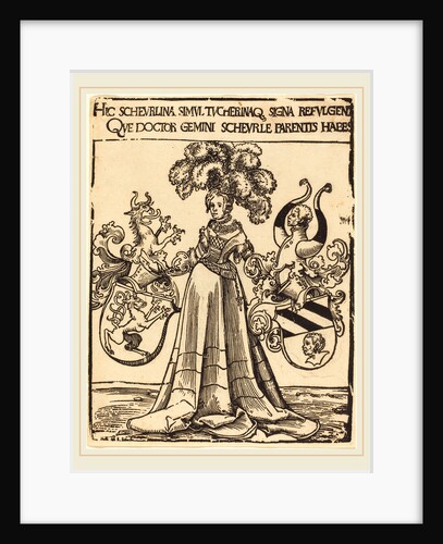 Bookplate of Scheurl and Tucher by Lucas Cranach the Elder