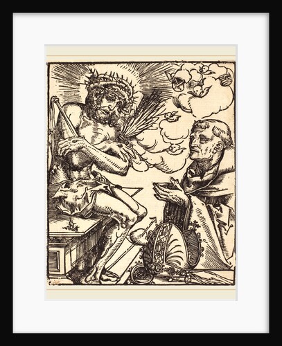 Saint Bernard Adoring the Man of Sorrows by Lucas Cranach the Elder