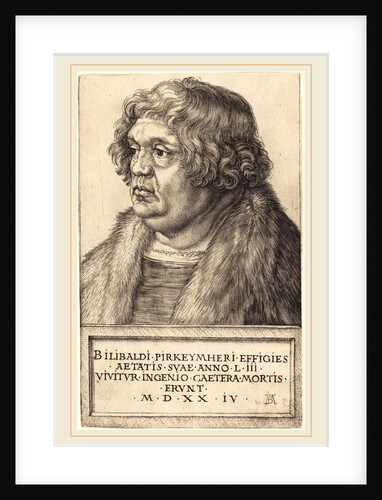 Willibald Pirckheimer, 1524 by Albrecht Dürer