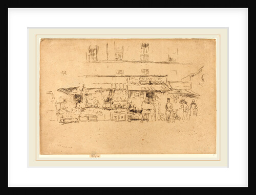 Quai de Montebello, 1893 by James McNeill Whistler