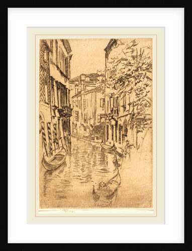 Quiet Canal, 1880 by James McNeill Whistler