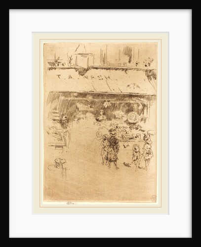 T.A. Nash's Fruit-Shop, c. 1886 by James McNeill Whistler