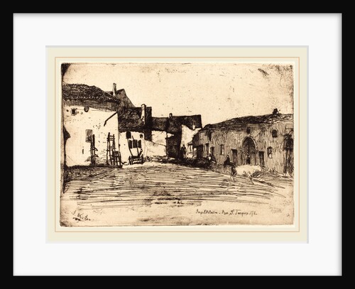Liverdun, 1858 by James McNeill Whistler