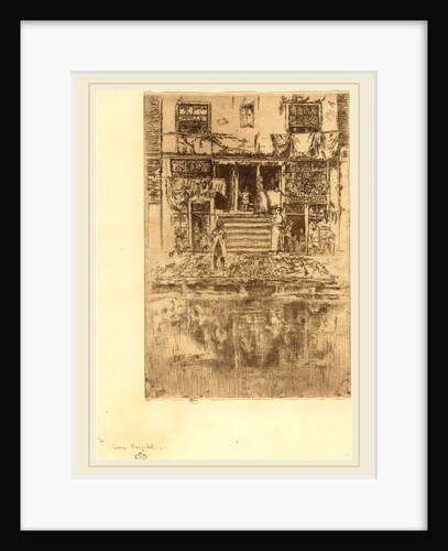 Steps, Amsterdam, 1889 by James McNeill Whistler