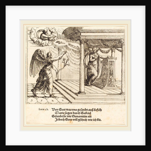 The Annunciation, 1547 by Augustin Hirschvogel