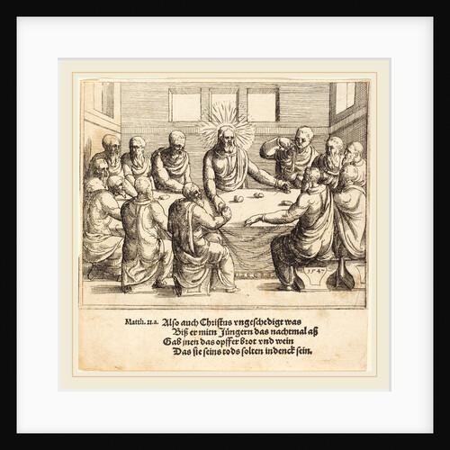 The Last Supper, 1547 by Augustin Hirschvogel