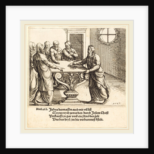 The Payment of Judas, 1547 by Augustin Hirschvogel