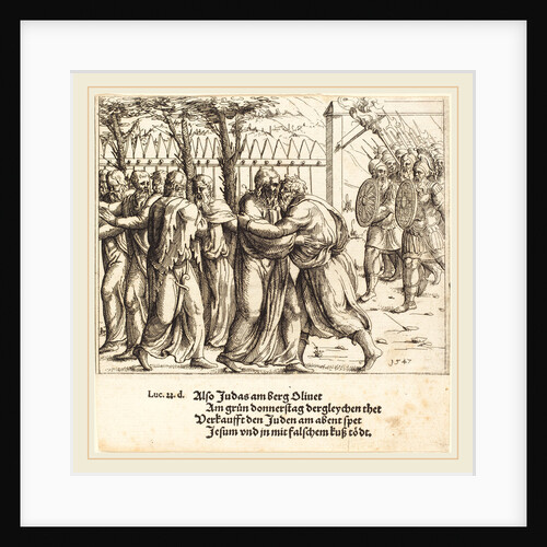 The Kiss of Judas by Augustin Hirschvogel