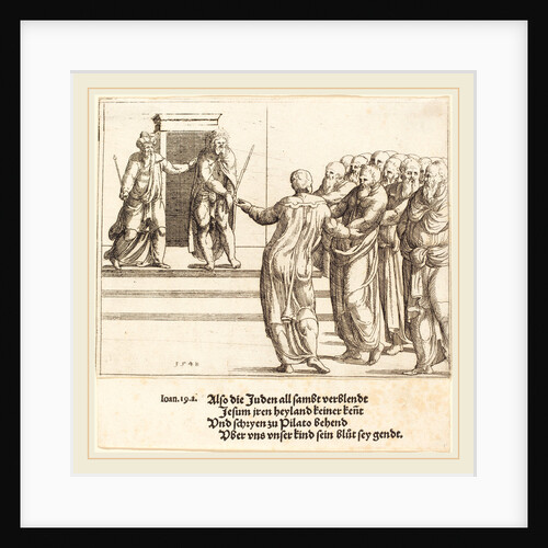 Ecce Homo, and the Jews Deny Christ, 1548 by Augustin Hirschvogel