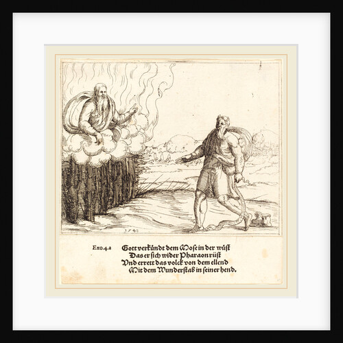Moses and the Serpent, 1548 by Augustin Hirschvogel