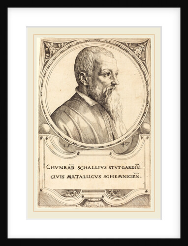 Conrad Schall, 1547 by Augustin Hirschvogel