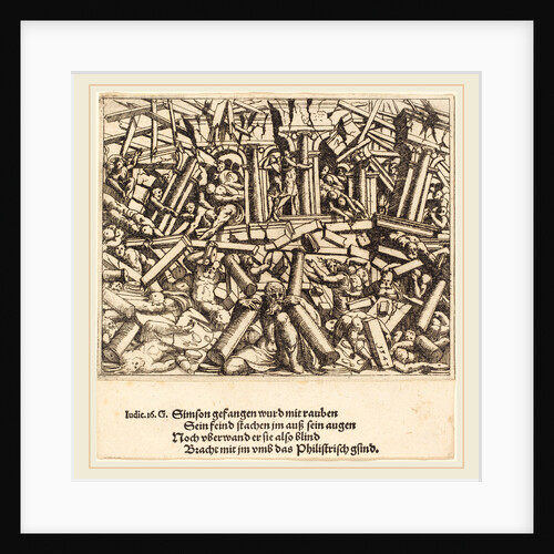 The Death of Samson, 1547 by Augustin Hirschvogel