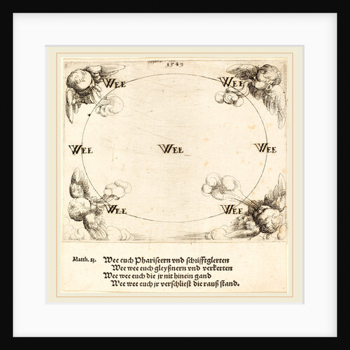 Woe is Pronounced on Covetousness, 1549 by Augustin Hirschvogel