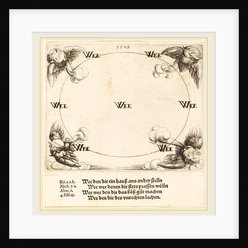 Woe is Pronounced on the Scribes and Pharisees, 1549 by Augustin Hirschvogel