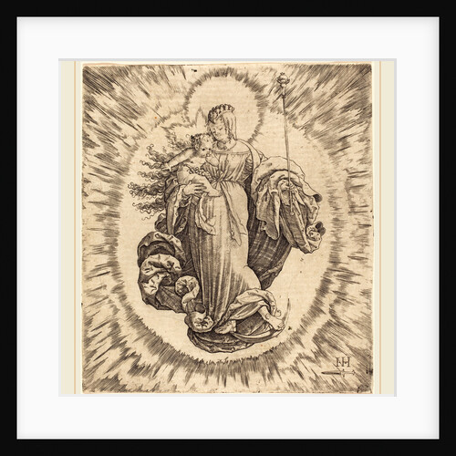 Madonna on a Crescent by Master N.H.