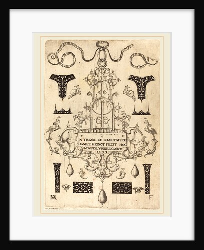 Title Page: Pendant, Surrounded by Eight Small Studs, 1593 by Daniel Mignot