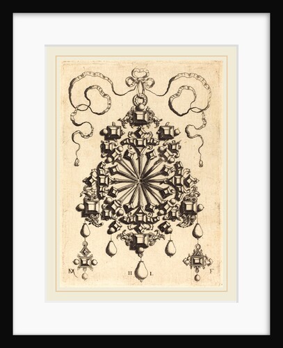Large Pendant with Star at Centre by Daniel Mignot