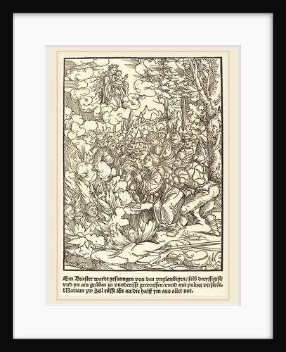 Ein Briester wardt gefanngen, c. 1503 by Master of the Miracles of Mariazell
