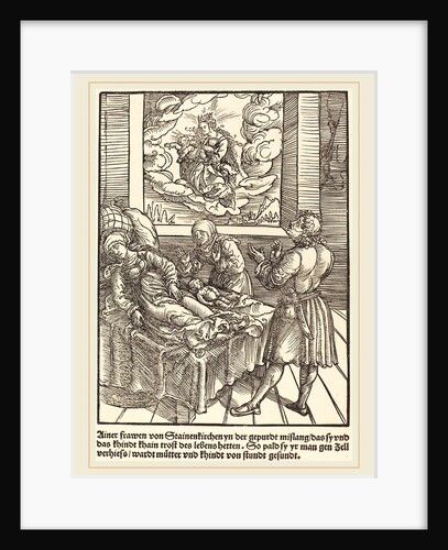 Ainer frawen von Stainerkirchen, c. 1503 by Master of the Miracles of Mariazell