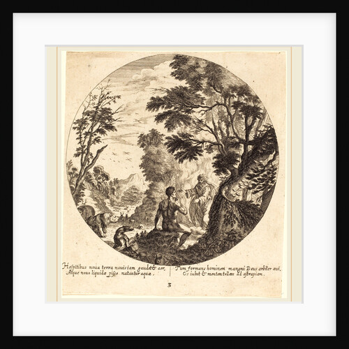 God Creating Man, 1665 by Georg Andreas Wolfgang the Elder